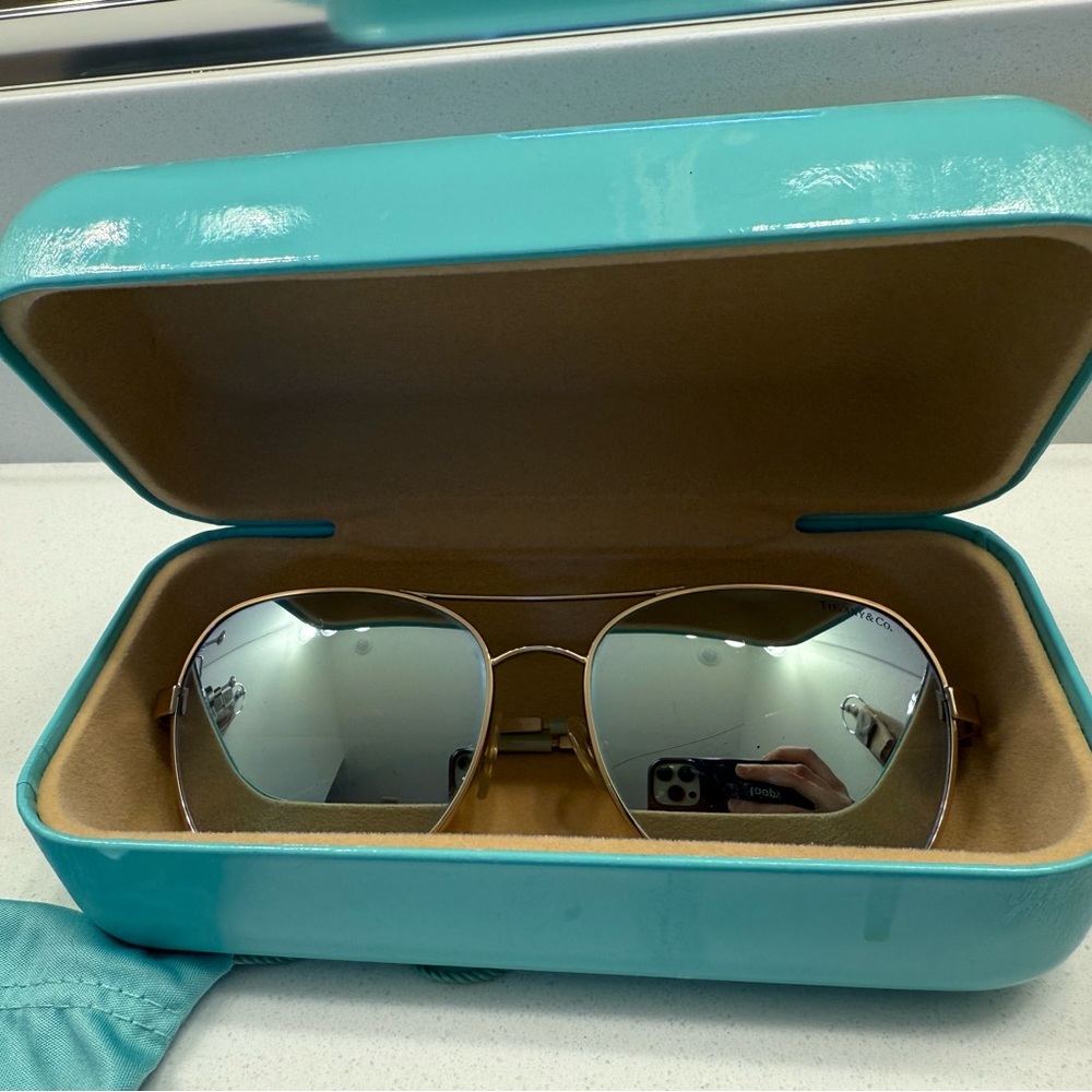 Tiffany & Co. Gold Eyewear Arm